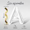 16" White Foil Balloons – We Love You Dad Father’s Day Banner